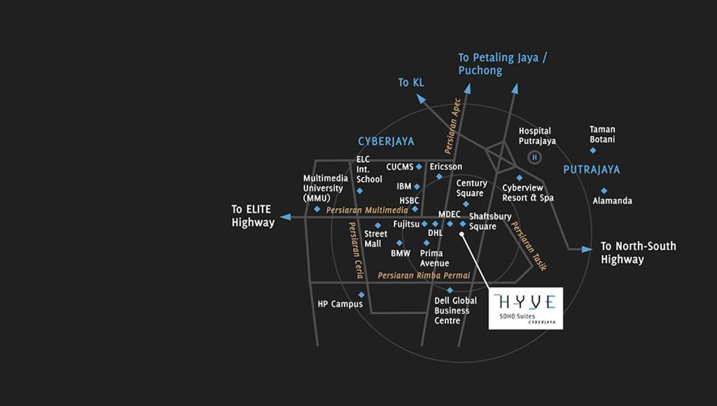 10Am-6Pm, Same Day Check In And Check Out, Work From Home, The Hyve-Cyberjaya, Private Studio By Flexihome-My Exterior foto